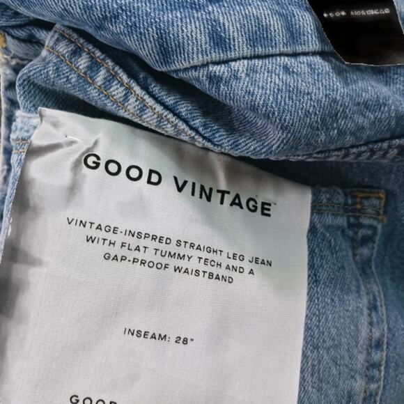 J820 NWT $140 Good American Good Vintage Size 15 Waist 36 - Picture 8 of 9